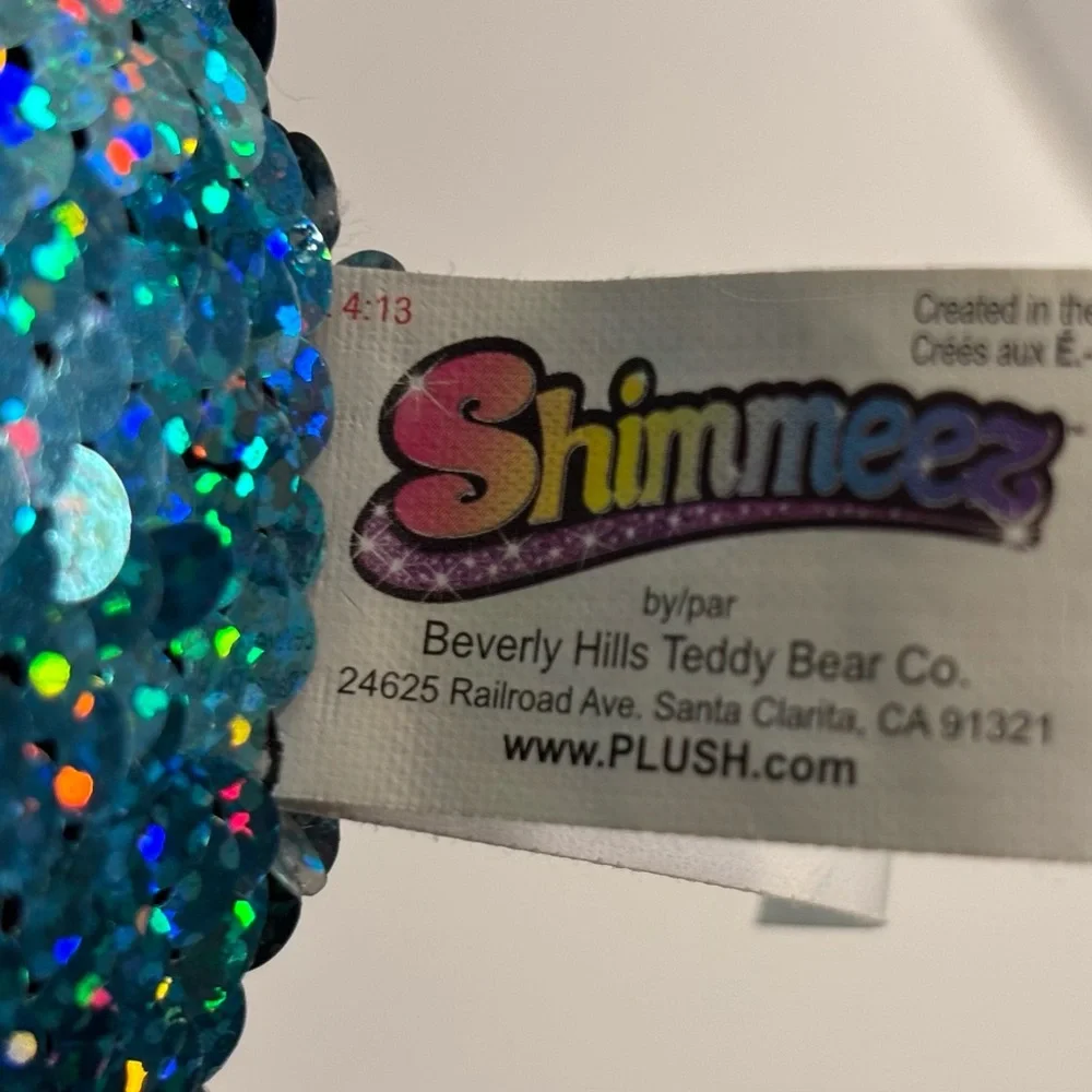 2 Shimmeez 8” sequin plush animals Lainey Lamb & Oakley Owl. Reversible sequins